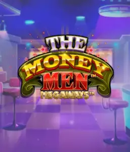 Immerse yourself the dynamic world of The Money Men Megaways slot by Pragmatic Play, featuring a bold logo with sparkling stars against a luxurious background. This image conveys the glamour and excitement of Megaways slots with its striking colors and design. Perfect for slot game lovers craving high-energy gaming. 