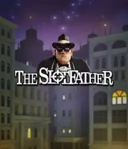 Step into the shadowy realm of The Slotfather game by Betsoft, showcasing a commanding mafia boss posed against a moonlit cityscape. This graphic captures the gritty ambience of the mafia underworld, with the boss clad in a classic black suit and hat. Great for lovers of gangster-themed games, offering a captivating gaming experience. 