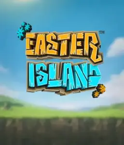 Yggdrasil's Easter Island slot presented against a backdrop of serene landscapes and colorful art style. Highlighted in this image is the slot's dynamic gameplay with unique reel expansions, alongside its charming visual effects, attractive for those interested in engaging and innovative slots.